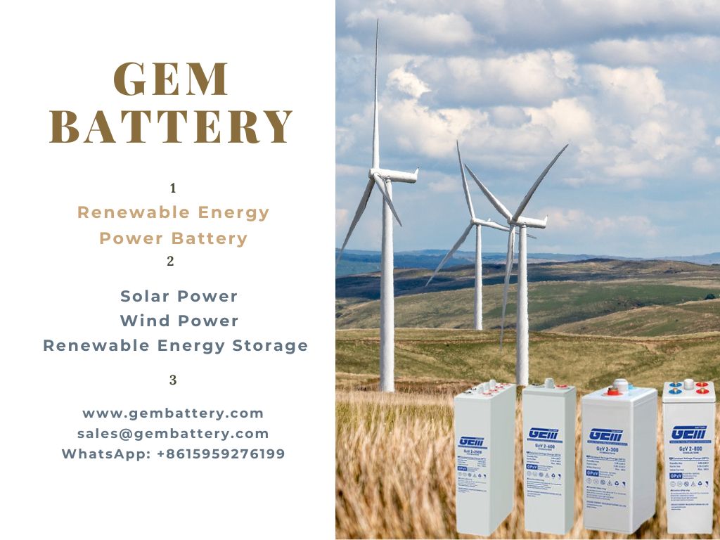 Batterien für erneuerbare Energien