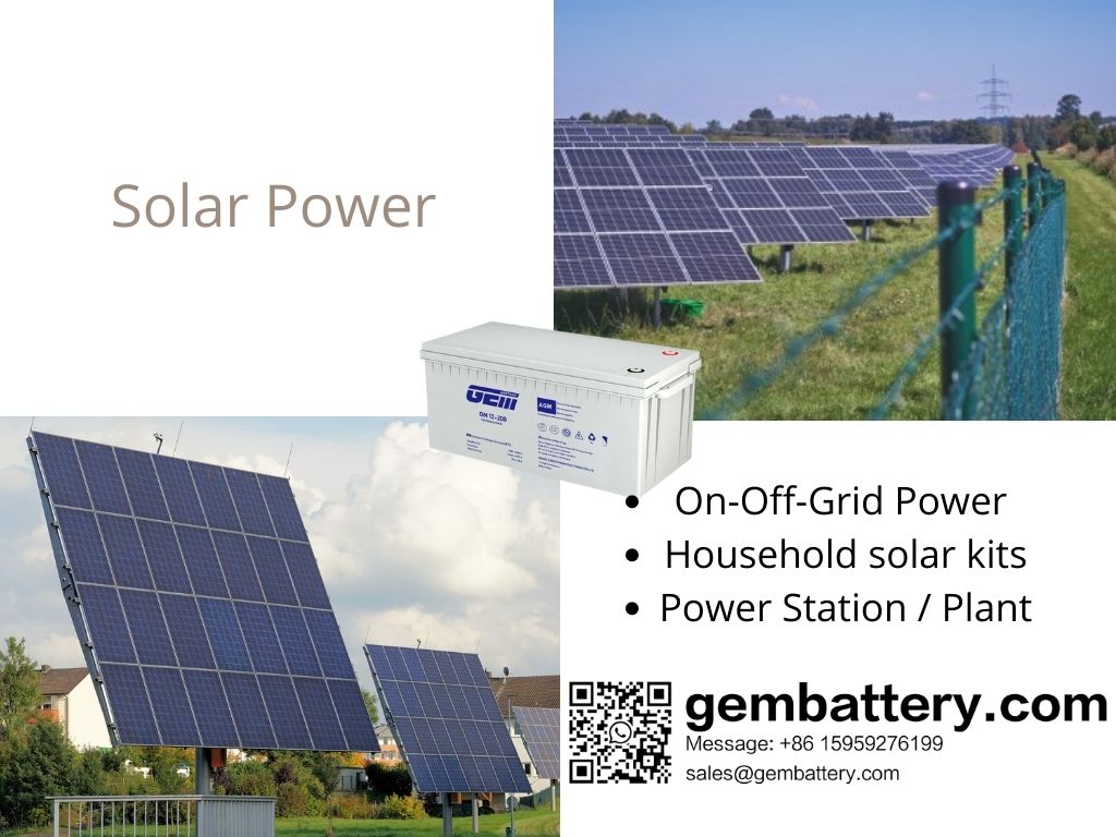 GEM Battery Spezielle Solarenergie-Speicherbatterien der GM-Serie