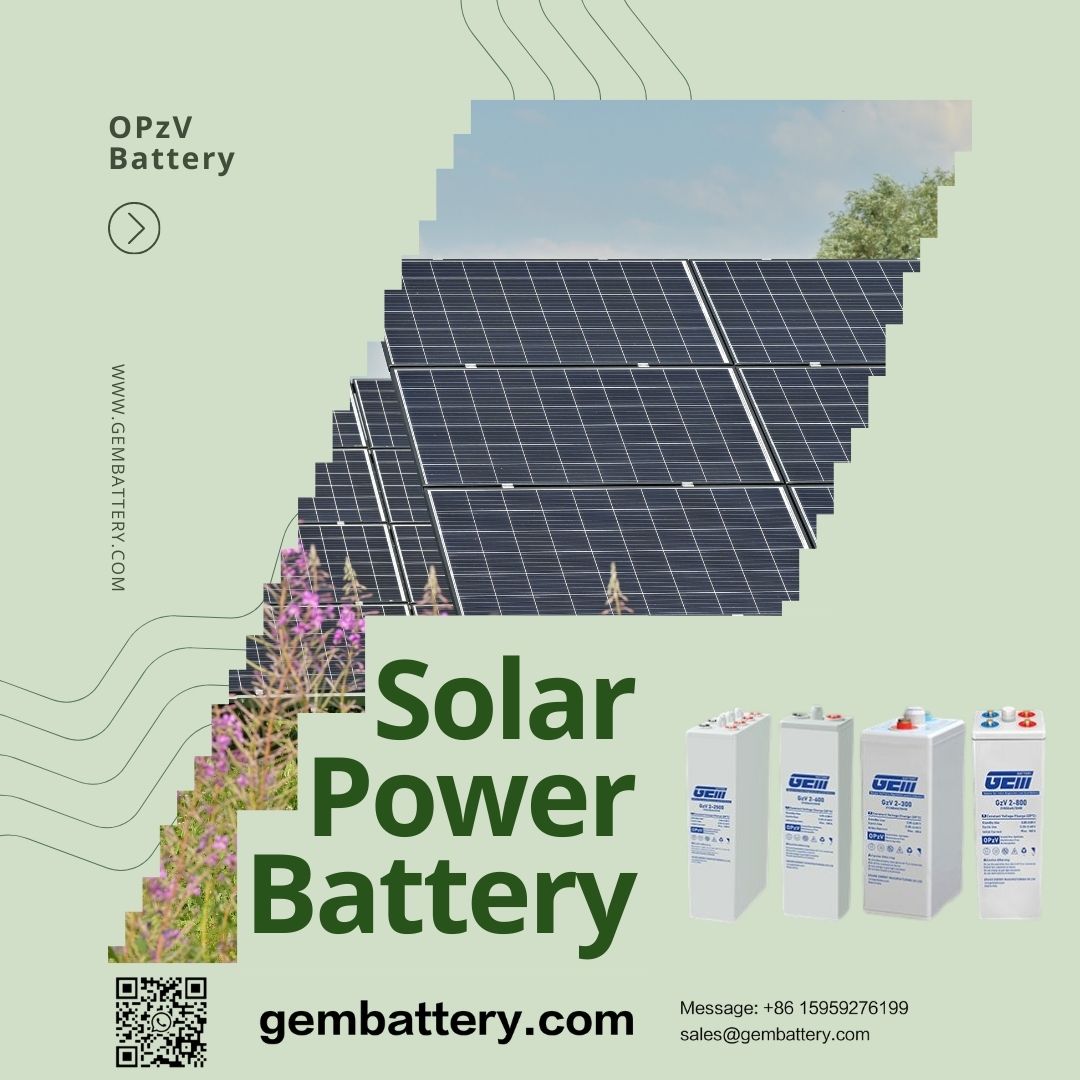 GEM Battery Solar-Akku mit hoher Kapazität