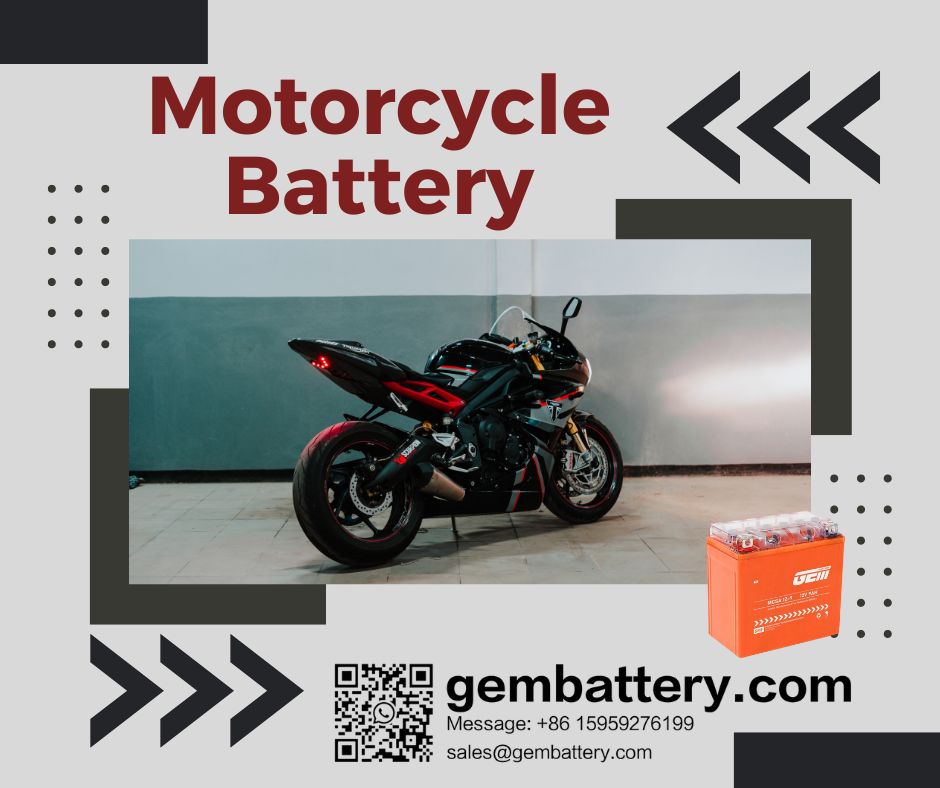 Motorradbatterie