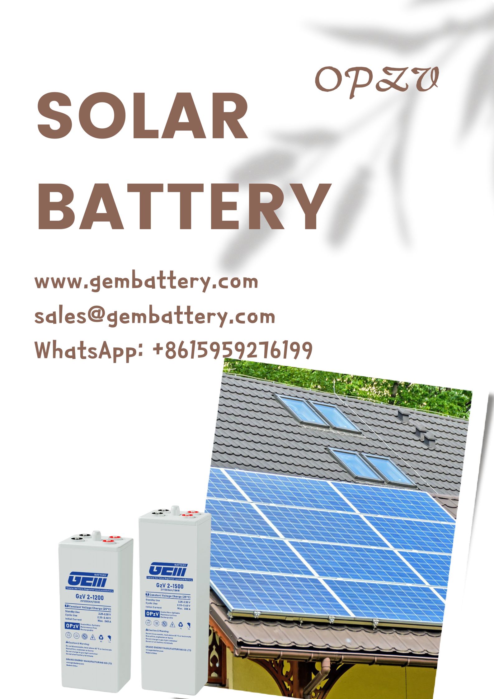 Solarbatterie