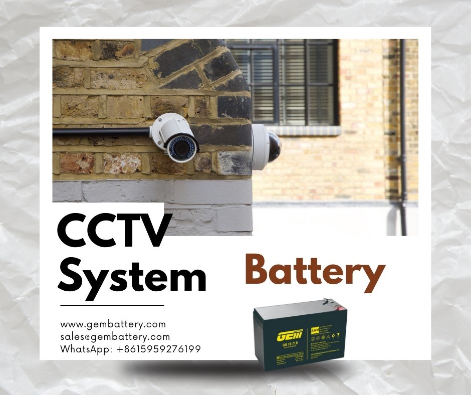 Batterie des CCTV-Systems