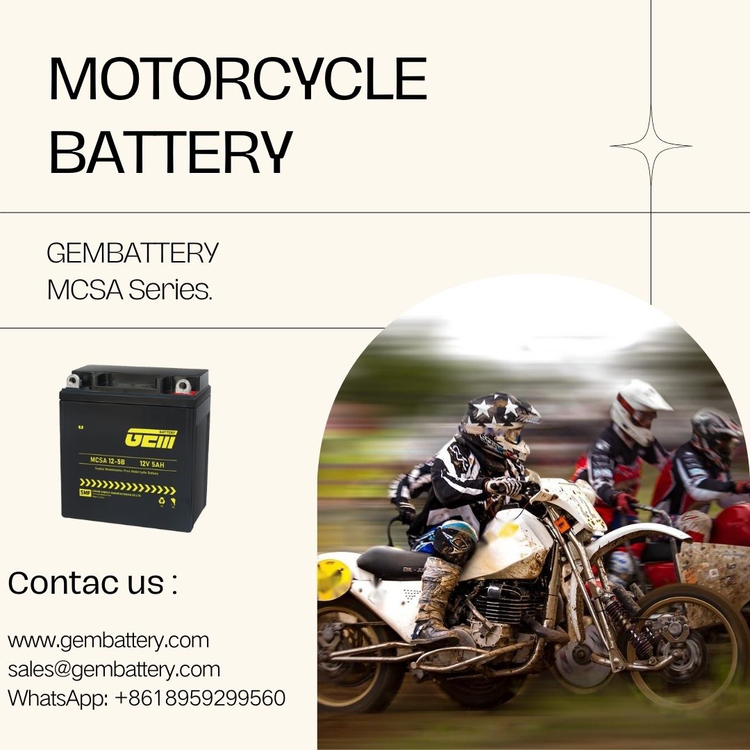 Motorradbatterie