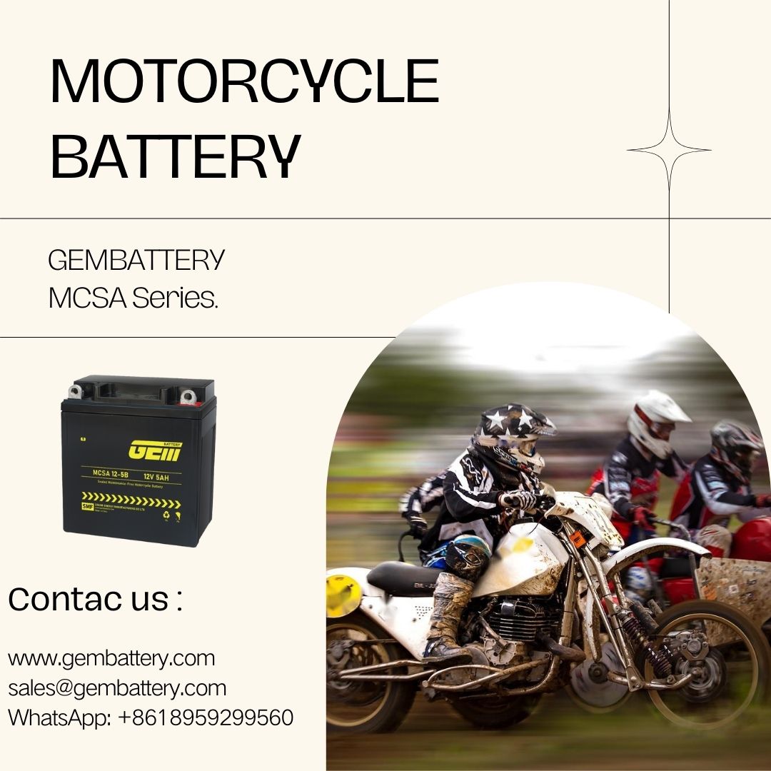 Motorradbatterie