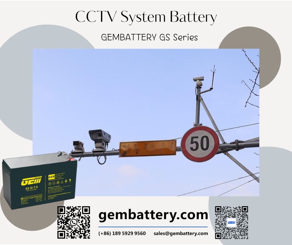 Batterie des CCTV-Systems