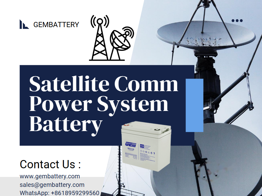 Satellite Comm Power System Battery
