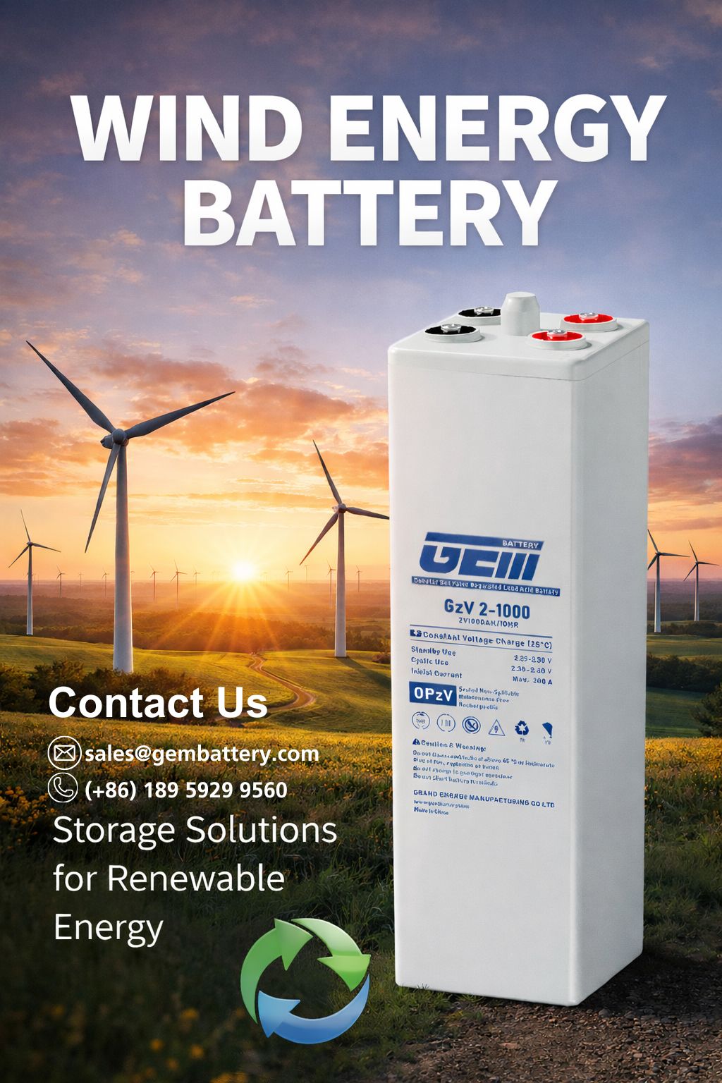 wind power battery