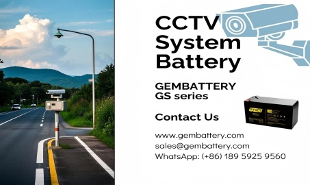 Extreme Widerstandsfähigkeit, lange Batterielebensdauer, einfache Wartung! GEMBATTERY CCTV-Batterie
