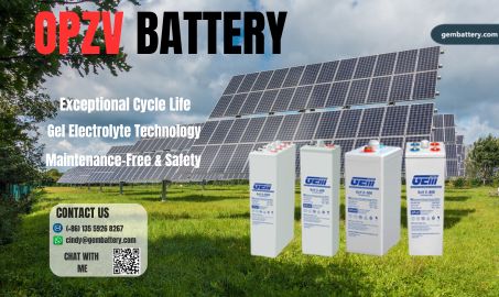 GEMBATTERY OPzV Series: Premium Tubular Gel Energy Storage for Solar and Wind Power Systems