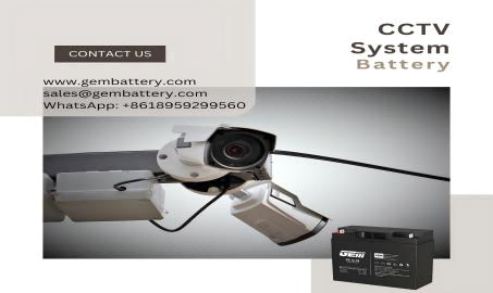 GEMBATTERY CCTV-Batterien der GS-Serie: Eine kluge Wahl für die Sicherheit zu Hause und im Gewerbe