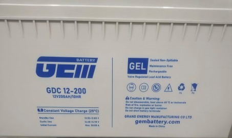 Silica SiO2 Gel-Batterie GDC12-200 (12V 200Ah)