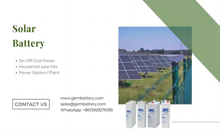Die GEMBATTERY-Solarzellenserie hilft Ihnen auf dem Weg in eine nachhaltige Zukunft