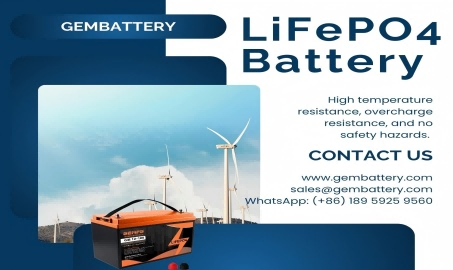 Keine Angst vor hohen Temperaturen, super lange Batterielebensdauer GEMBATTERY Lifepo4 Batterie eröffnet eine neue Erfahrung der Stromnutzung