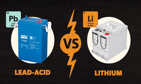 Vergleich von Blei-Säure-Batterien und Lithium-Ionen-Batterien
