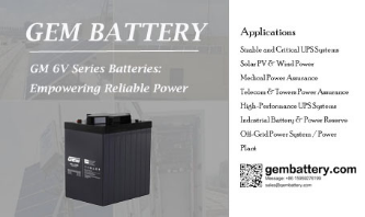 Batterien der GEM I GM-Serie: Für zuverlässige Leistung